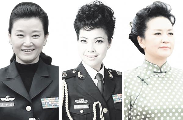 左图:宋祖英;中图:梦鸽;右图: 彭丽媛(Getty Images)