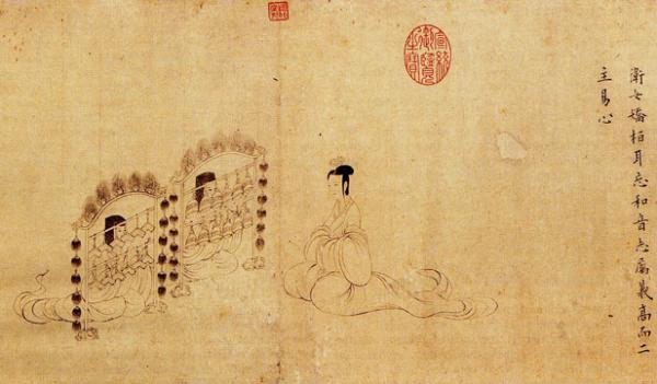 《女史箴图》中的卫姬谏齐桓公(Ralph Hammann/Wikimedia Commons/CC BY-SA 4.0)