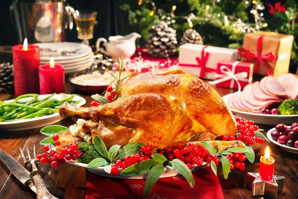 圣诞火鸡（123RF）