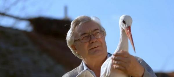 斯捷潘•沃基奇老人和白鹳玛琳娜（Facebook）