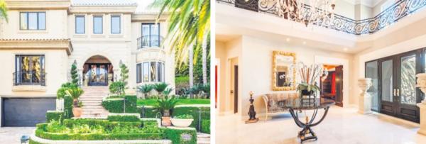 董卿位于洛杉矶比弗利山的豪宅。