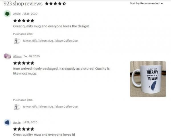 不少收到商品的网友也称赞:“马克杯设计有趣”“品质优良”拿来当作礼物送人超级适合,在Etsy平台更获得4.7颗星的高分评价。