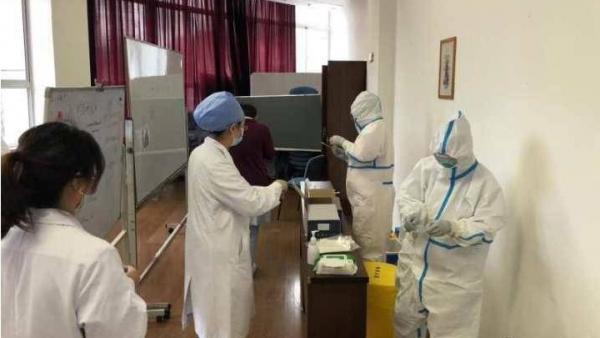 示意图:核酸检测(图片来源:微博)