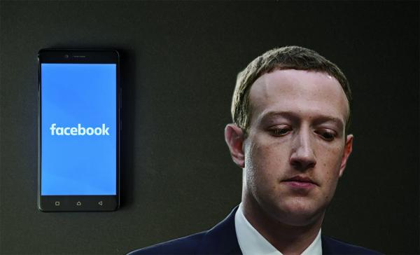 大图:Facebook(123RF) 右下图:脸书创始人兼首席执行官扎克伯格(Alex Wong/Getty Images)