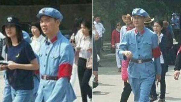 2018年,马化腾刘强东突然现身延安。(图片来源:网络)
