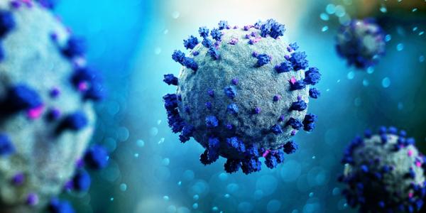 冠状病毒示意图(123RF)