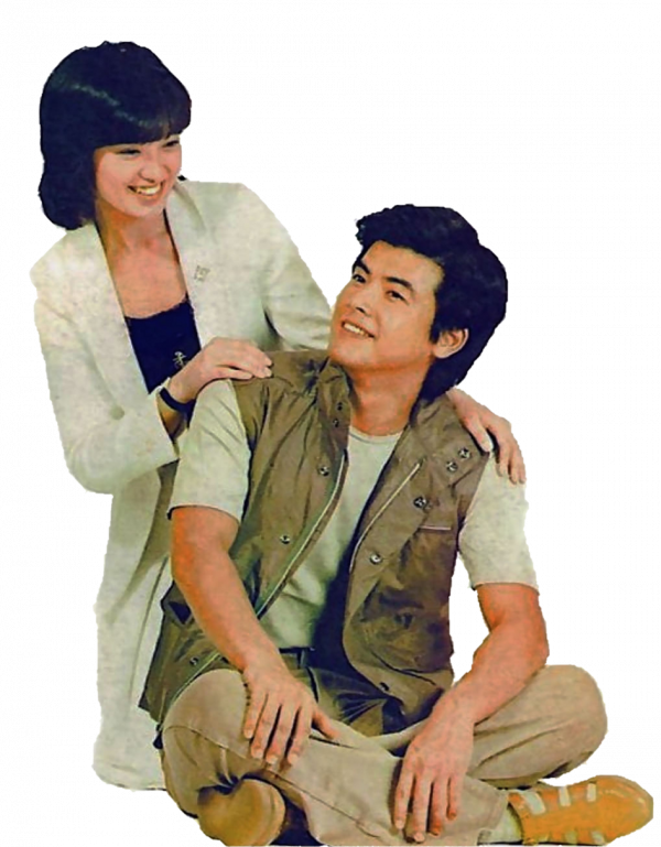 山口百惠与三浦友和 (Facebook)