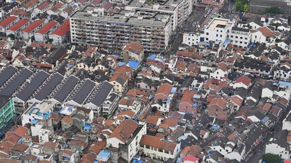 中国一处住宅区（HECTOR RETAMAL/AFP via Getty Images） ）