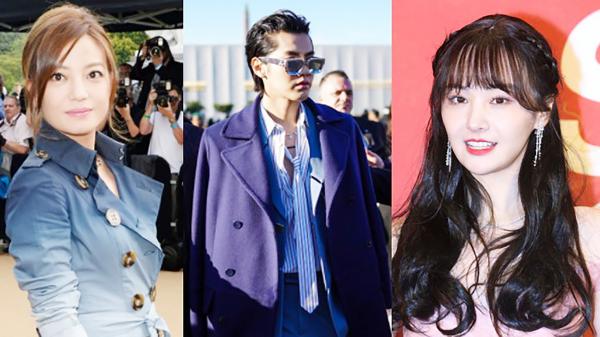 中国娱乐圈遭整肃,图为赵薇、吴亦凡、郑爽。(Getty Images)