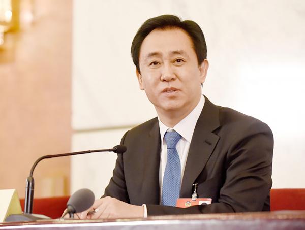 许家印 (Getty Images/Etienne Oliveau)