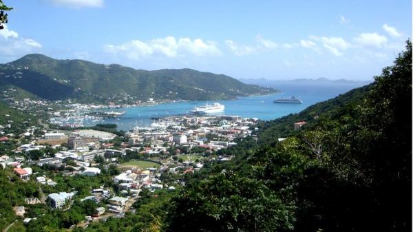 图为英属维京群岛首府罗德城位于托土拉岛(图片来源：公有领域 维基百科)
