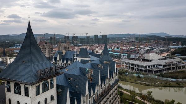 2021年10月18日恒大武汉文化旅游城。(图片来源:Getty Images)