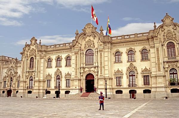 政府宫 ，为秘鲁政府总部所在地。