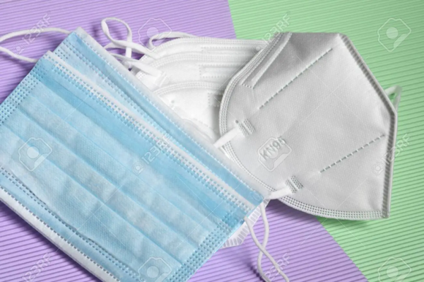 外科口罩和FFP2口罩(123RF)