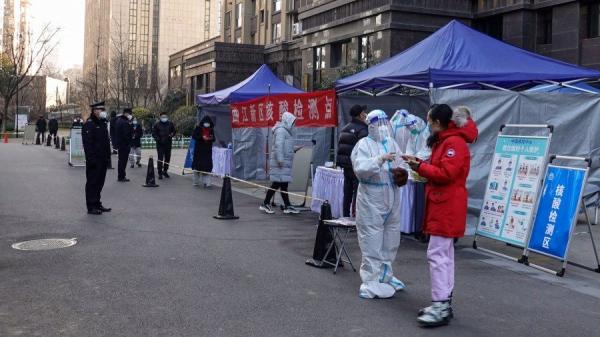 天津8日再发现20例感染者,其中2例为变种病毒Omicron。示意图。(图片来源:STR/AFP via Getty Images)