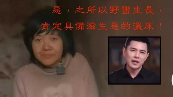 近日央视前主持人赵普的一段为徐州“锁链女发声”视频在网络引发大众共鸣。(图片来源:图片合成)