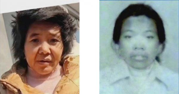 江苏徐州性奴案的受害人(左)与董某结婚照上的女子“杨庆侠”(右)明显不是同一人。