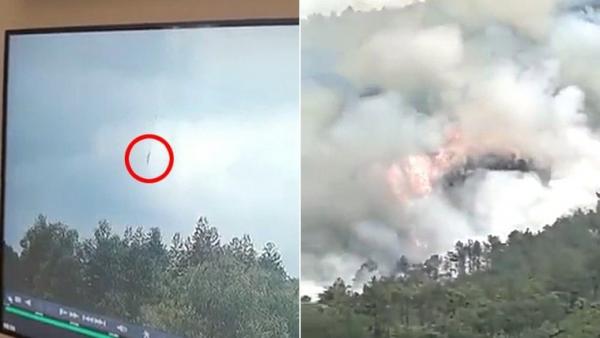 东方航空惊悚笔直下坠,飞安专家曝:不正常姿态。(图片来源:推特截图)