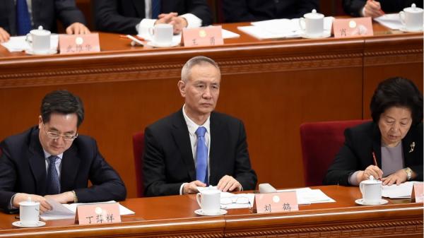传刘鹤在整顿地产市场问题上与韩正和胡春华发生内讧。（图片来源:Getty Images）