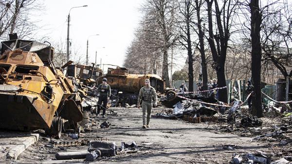2022年4月8日,乌克兰首都基辅(Cem Tekkesinoglu/ dia images via Getty Images)
