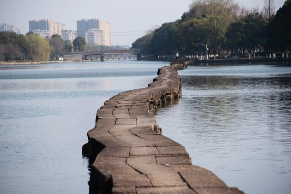 柯桥华舍段柯桥纤道(Siyuwj\Wikipedia\CC BY-SA 4.0)