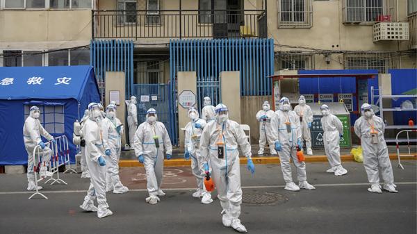 上海持续封城(Andrea Verdelli/Getty Images)