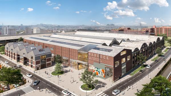 由巴布考克锻造厂改造的创意文化中心（图片由EMERIGE房地产开发商提供）