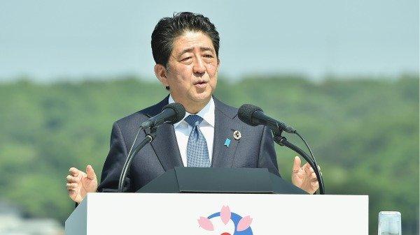 7月8日,日本前首相安倍晋三遇刺身亡。(图片来源: Foreign Ministry of Japan via Getty Images)