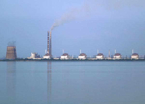 欧洲最大核电厂扎波罗热5日遇袭。图为乌克兰扎波罗热核电站。(Ralf1969/Wikimedia/CC BY-SA 3.0)