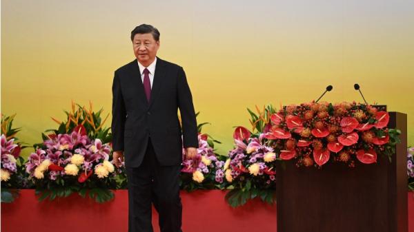 2022年7月1日,习近平在香港。