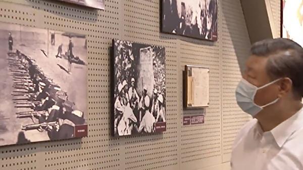 8月16日下午,习近平在辽宁省锦州市考察了辽沈战役纪念馆。