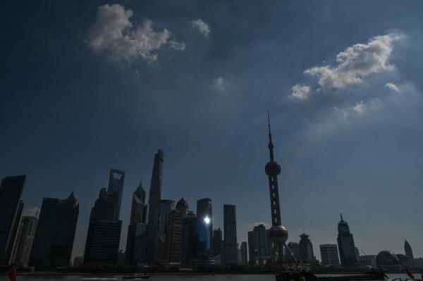 上海陆家嘴金融区(图片来源:HECTOR RETAMAL/AFP via Getty Images)