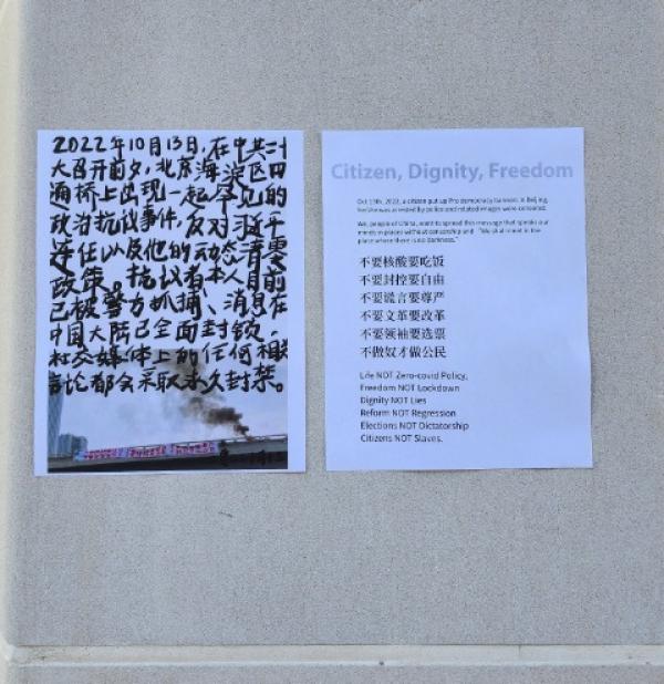 网传大陆各地标语。(图片来源:网路截图)