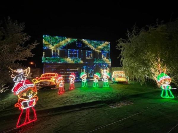 加拿大密西沙加举办世界最大灯展illumi。(图片来源:辛迪提供)