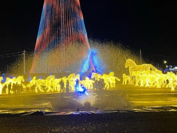 加拿大密西沙加举办世界最大灯展illumi。(图片来源:辛迪提供)