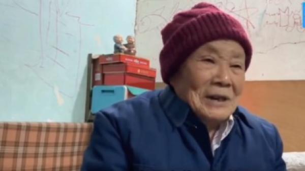 网传一位上海大爷说:“ 没有民主俺不投胎了!”(图片来源:视频截图)