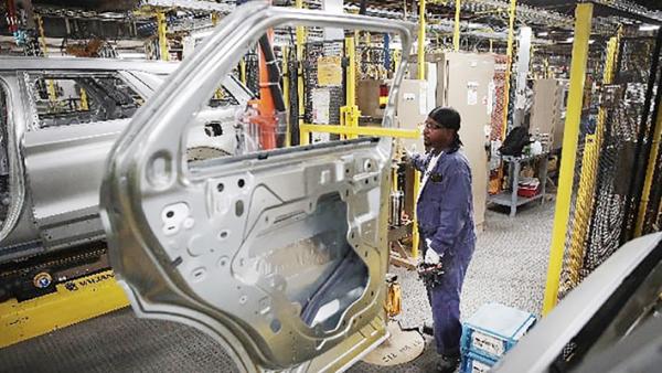 福特汽车公司的一家工厂(Scott Olson/Getty Images)
