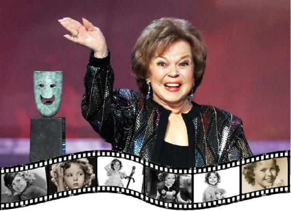 秀兰•邓波儿于2006年1月29日在洛杉矶获得第12届年度美国演员工会奖的终身成就奖。