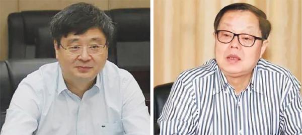 刘宏武(左)与黄方方(右)