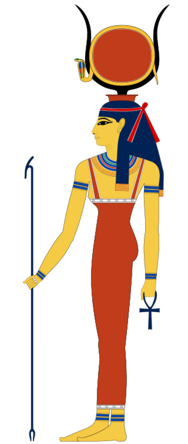  意外发现的雕像，属于古埃及的女神哈索尔（Hathor）。（图片来源：维基百科）