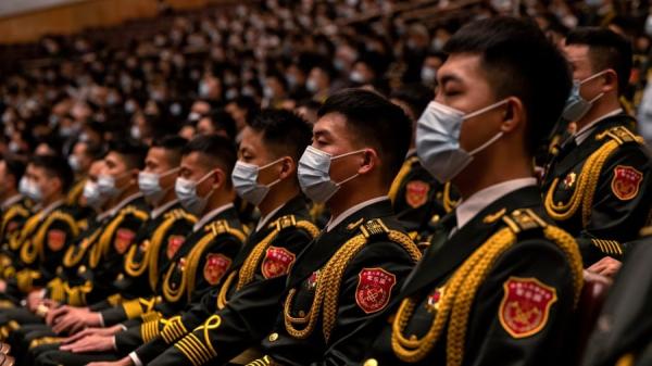 在二十大开幕式上 (图片来源: Getty Images)