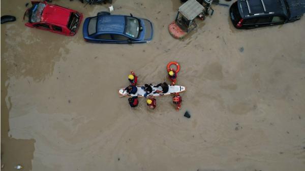中国南方暴雨,城市看海(图片来源: Getty Images)