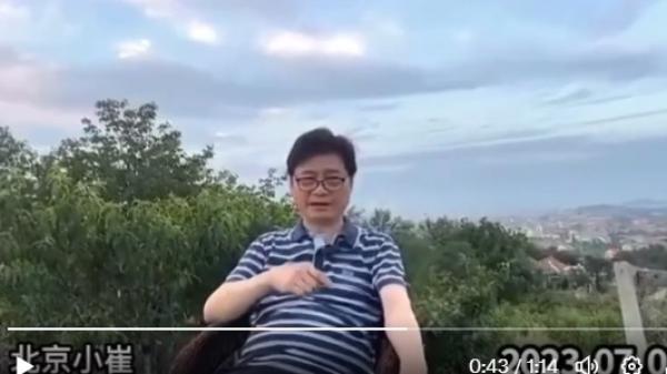 崔永元称新华社“整天胡说八道”、“已经烂到根上了”。(图片来源:视频截图)