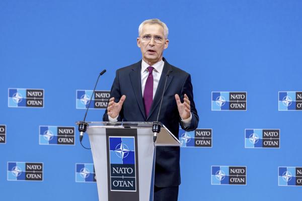 北约秘书长斯托尔滕贝格(Omar Havana/Getty Images)