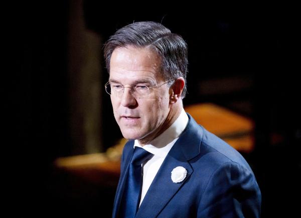 荷兰首相吕特(Mark Rutte)宣布已向荷兰国王请辞。(KOEN VAN WEEL/ANP/AFP/Getty Images)