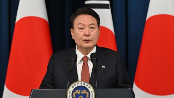 韩国总统尹锡悦(Yoon Suk Yeol)(图片来源:Jung Yeon-Je - Pool/Getty Images)