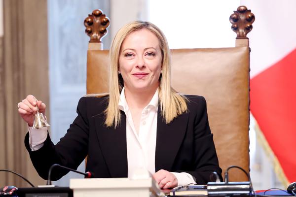 意大利总理梅洛尼(Giorgia Meloni)(Franco Origlia/Getty Images )