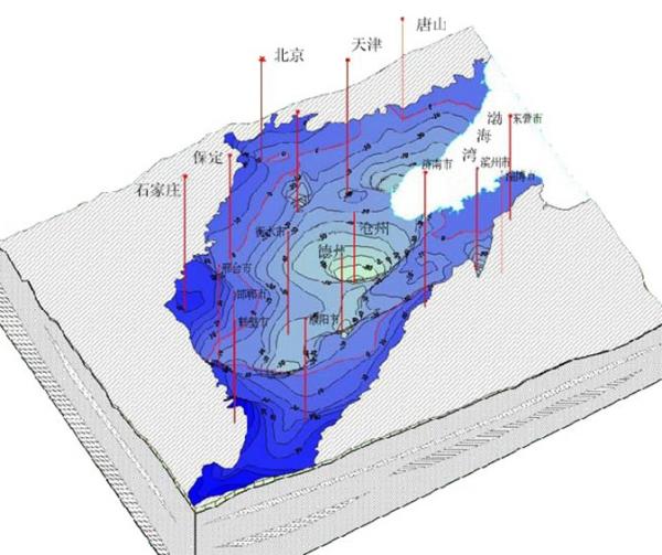 华北平原更是全国地面沉降最严重的地区。(图片来源:翻拍)