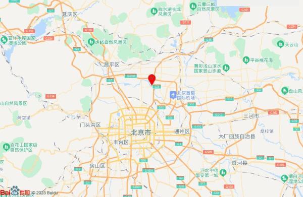 9月1日北京顺义区发生2.7级地震。(图片来源:网络截图)