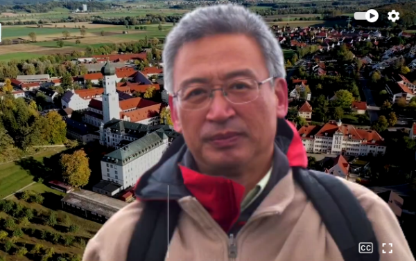 旅居德著名环保生态学专家王维洛博士。（图片来源：视频截图）